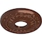 Ekena Millwork Nadia Ceiling Medallion (Fits Canopies up to 4 7/8"), 12 1/8"OD x 3 5/8"ID x 7/8"P, Copper Penny CM12NACPS - alternate 6